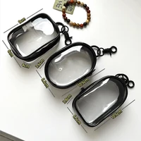 Jewelry Organizer Transparent Storage Box Pouch Mystery Box Plastic Box Cute Doll Bag With Keychain Dustproof Case 6