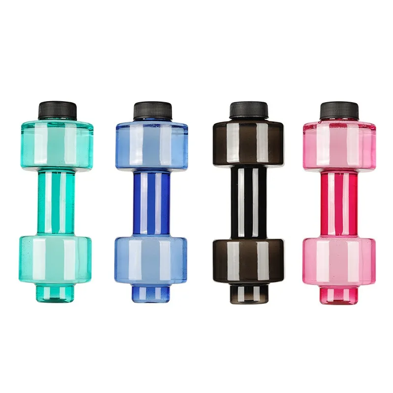500 ml weight loss equipment for gyms Women's home water dumbbells for fitness water barbells Outdoor fitness cycling bott