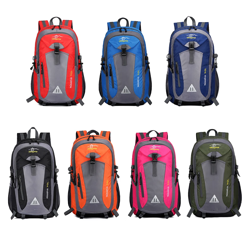 40L Quality Nylon Waterproof Travel Backpacks Men Climbing Travel Bags Hiking Backpack Outdoor Sport School Bag Women Backpack