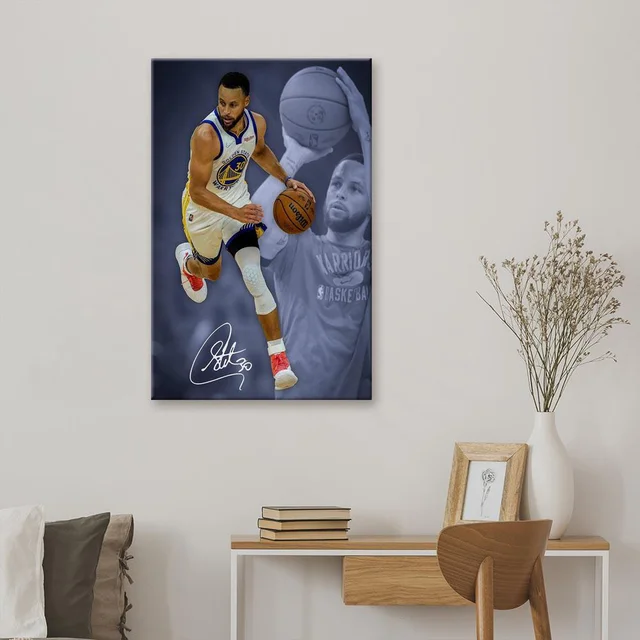 Basketball Star Poster Gallery Basketball Star Wall Art Canvas Painting High-definition Printing Modern Room Decoration Mural