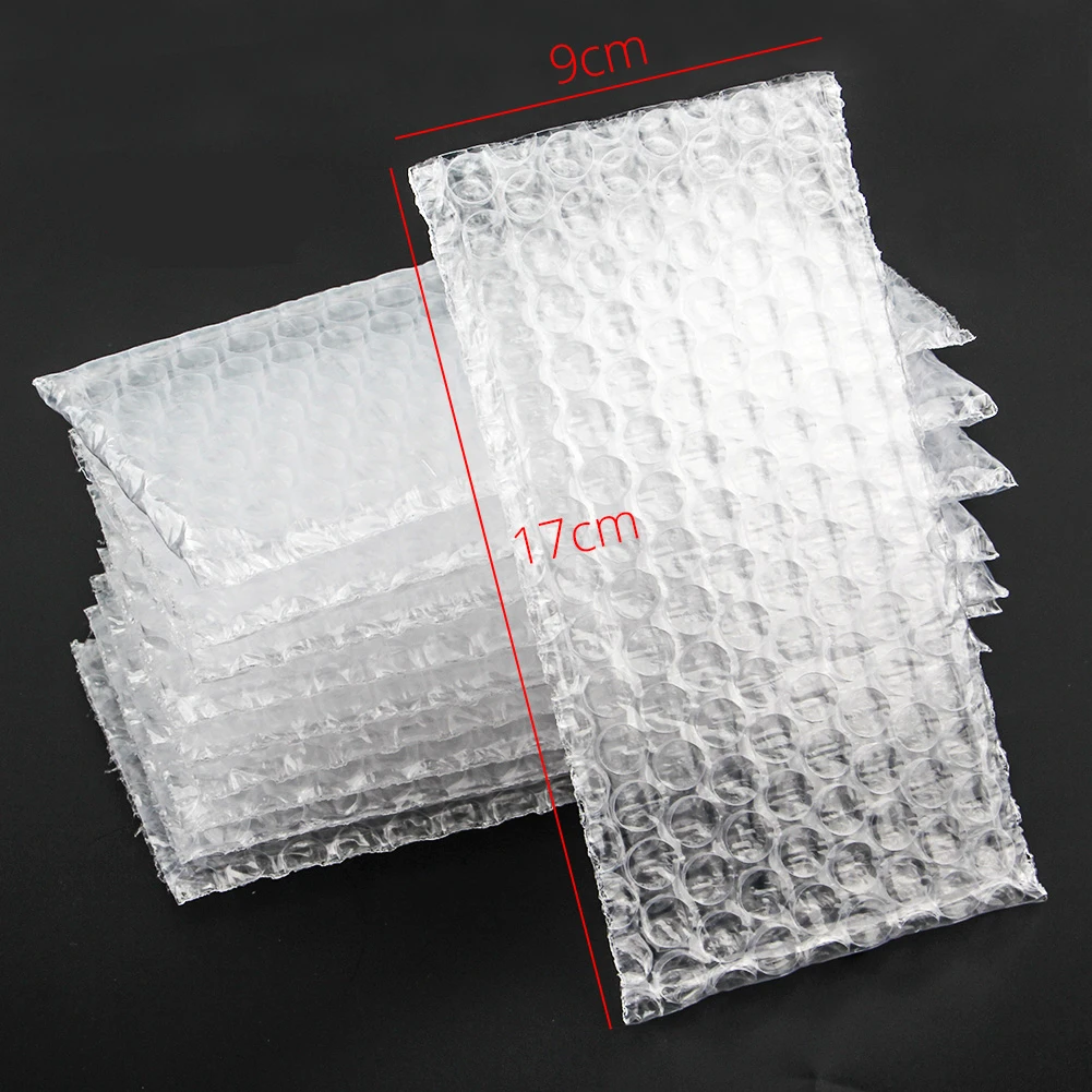 20pcs/set Pearlized Film Packing Bag Bubble Wrap Shockproof Thickening  White Bubble Mailer 13*15cm Small Size Shipping Bags