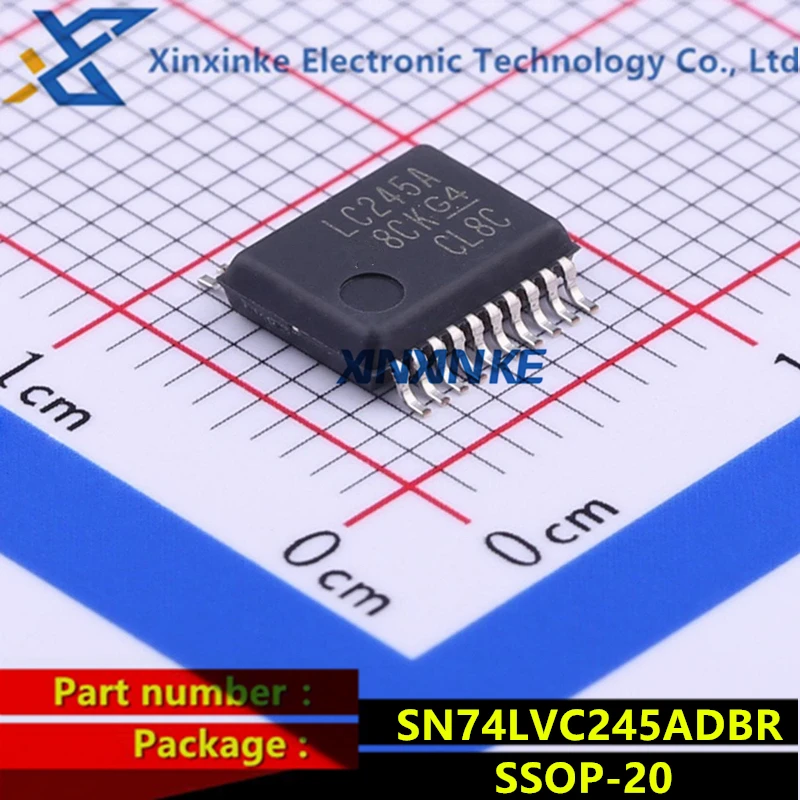 

SN74LVC245ADBR LC245A SSOP-20 Bus Transceivers Tri-State Octal Bus Logic ICs Standard Transceiver Brand New Original