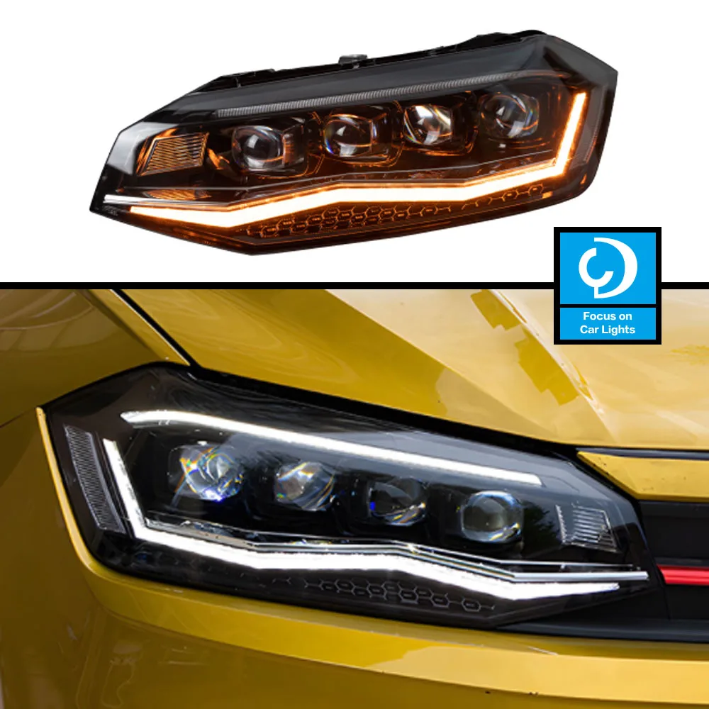 

Передние фары для VW POLO, аксессуары для фар головного света 2019-2020