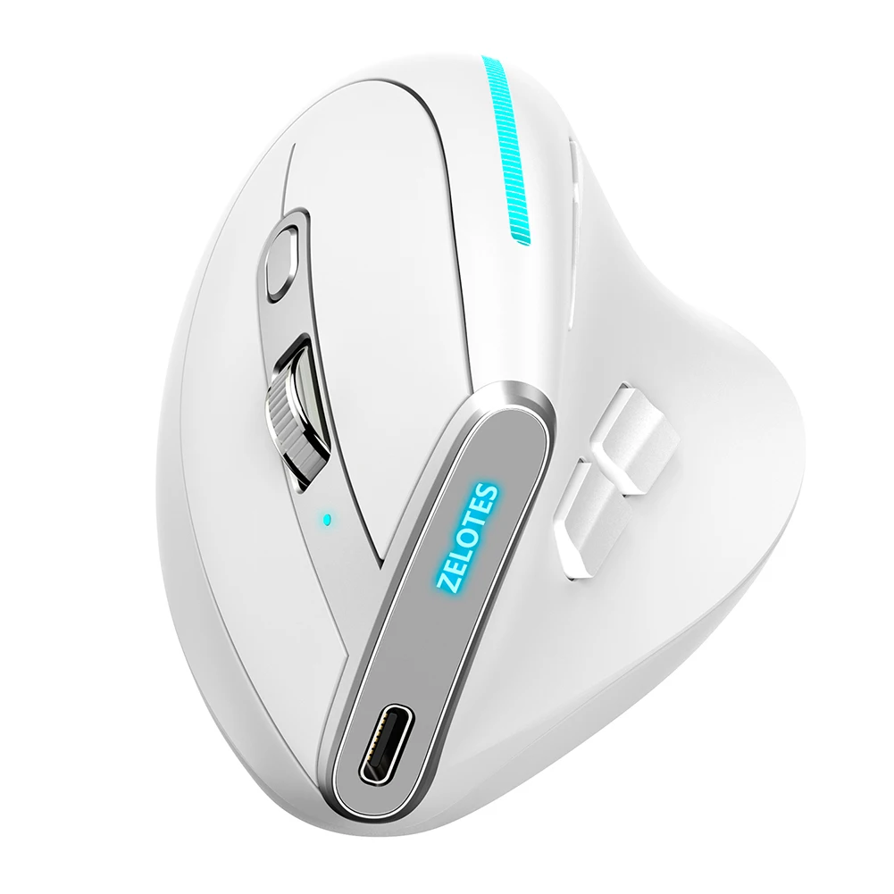 ergonômico mouse vertical sem fio direita da mão esquerda computador jogos ratos óticos usb para computador portátil