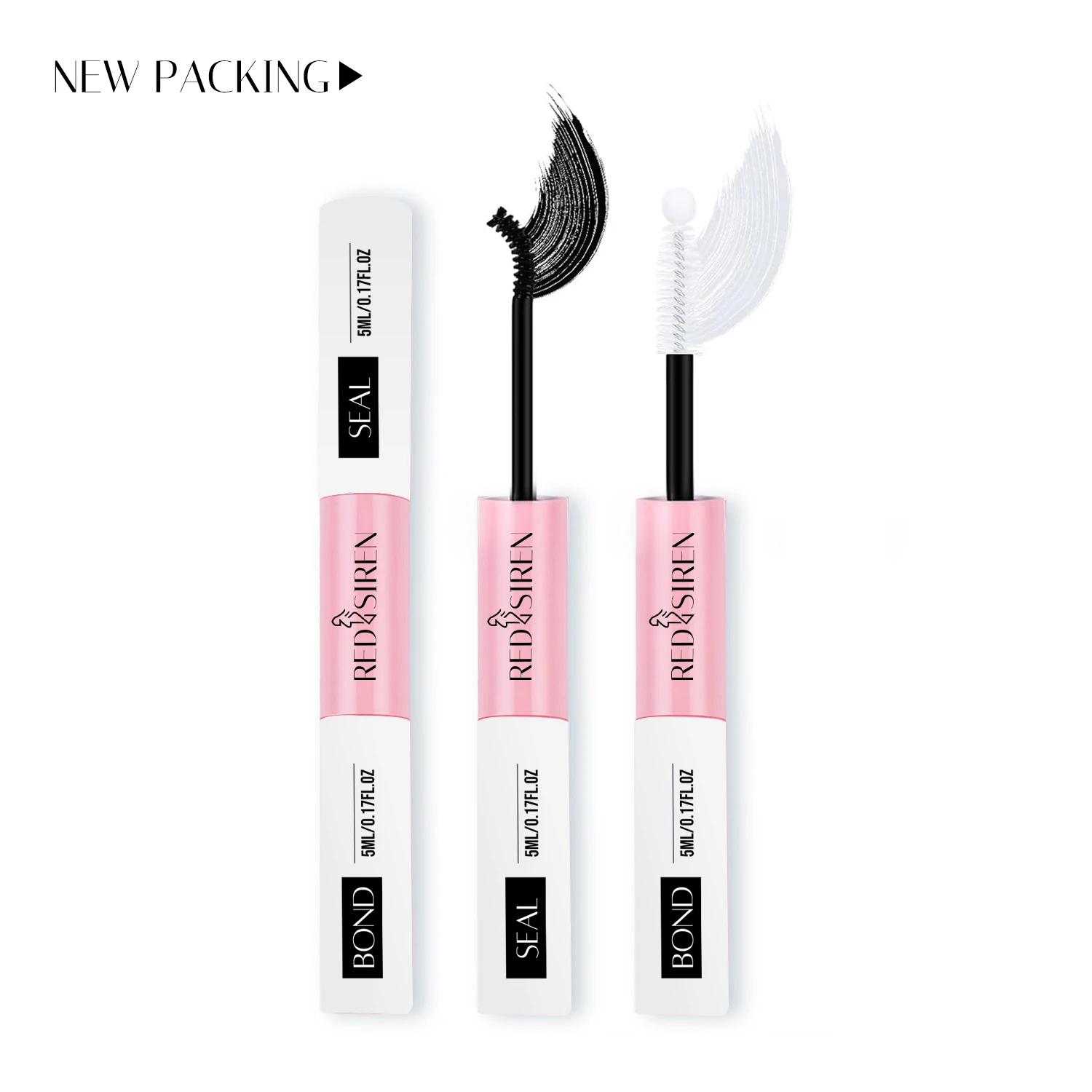 Glue False Eyelashes New Double Heads 2 In 1 Bond and Seal Lash Glue ,Waterproof Long Lasting DIY Cluster Eyelash Glue Cosmetics 2