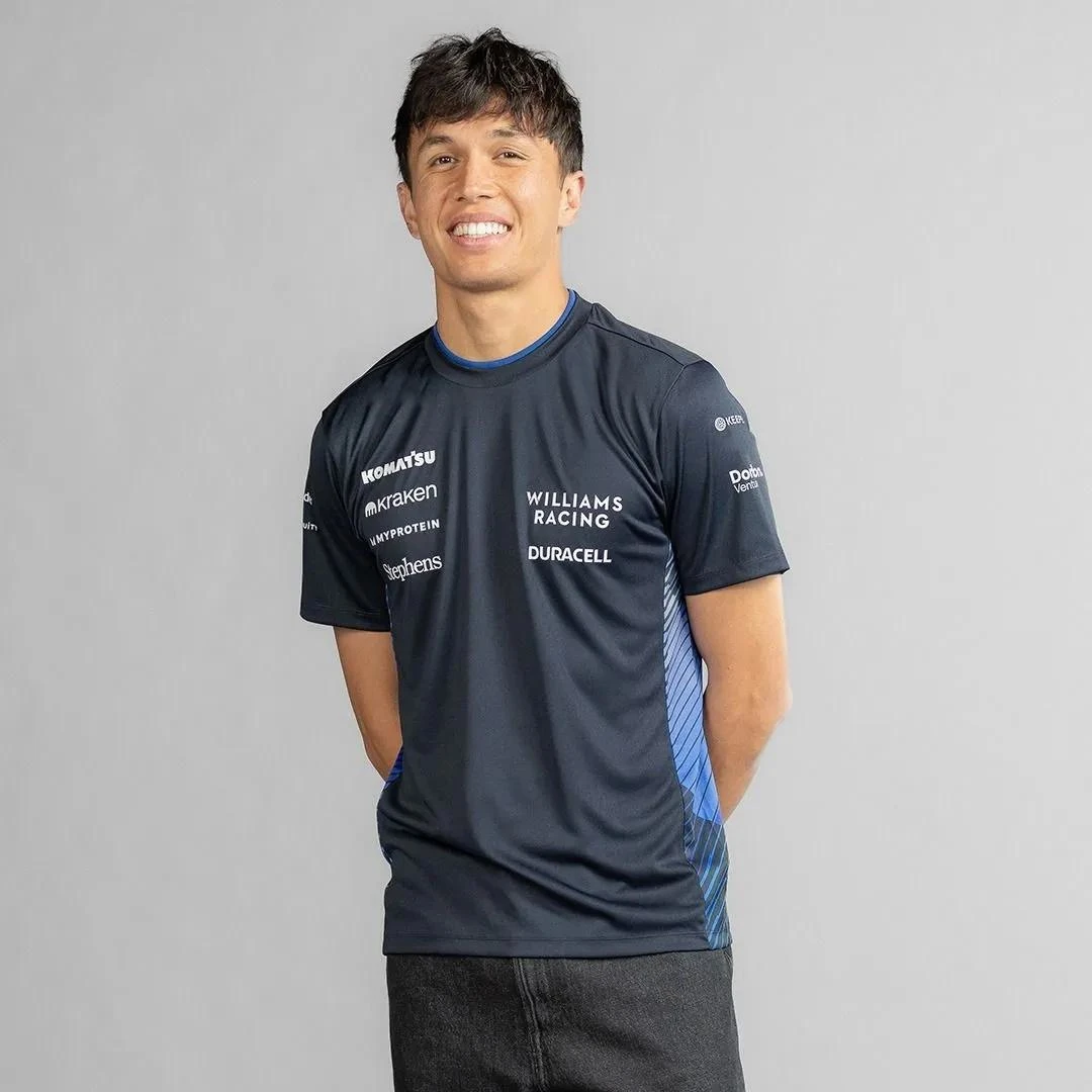 F1 2025 Williams Racing Team Carlos Sainz T-shirt Formula One Alex Albon 2025 T-shirt Men's, Women's, Children's Car Fans' Shirt 3