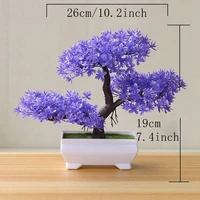 Artificial Tree Bonsai Simulation Plants Pot Plants for Garden Table Home Room Bedroom Decoration Outdoor Fake Plant Ornaments 3