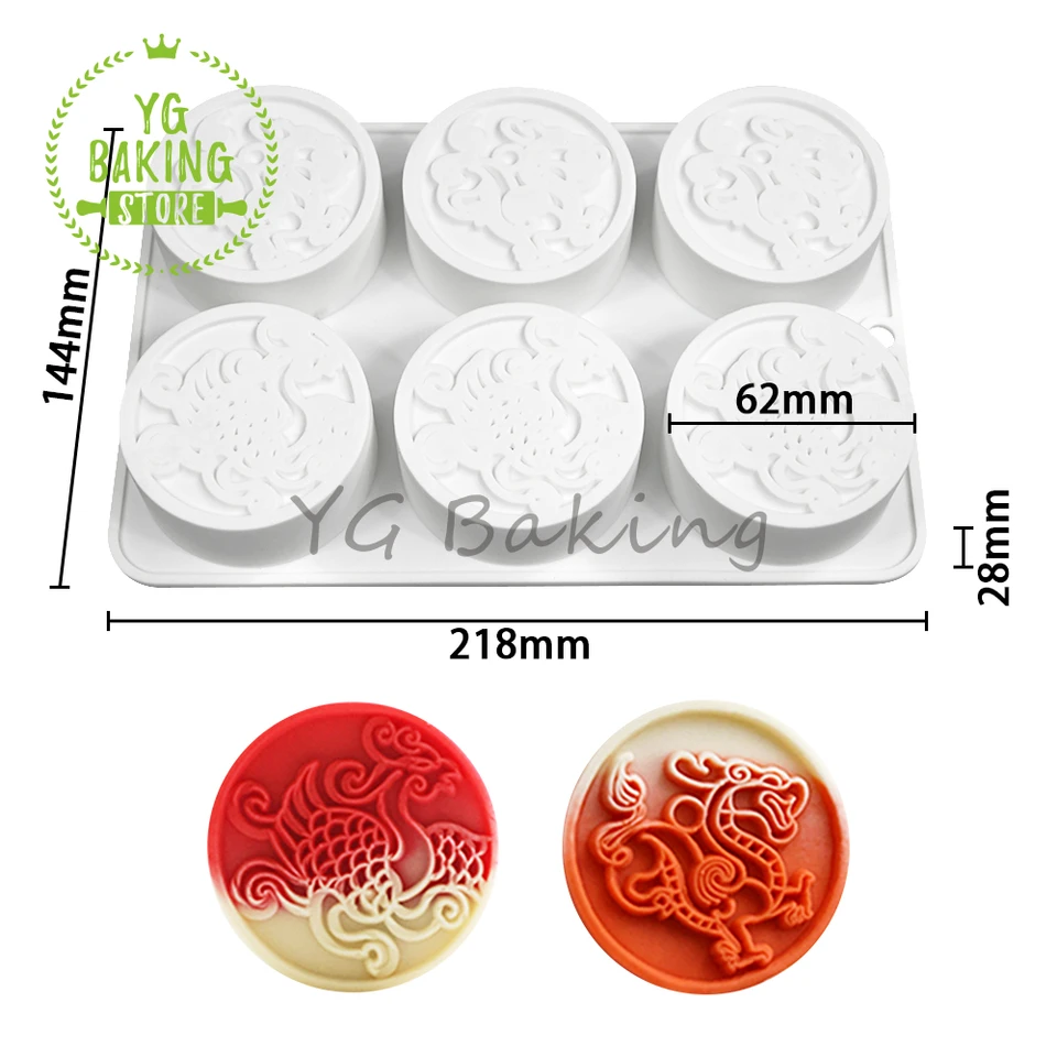 Stampo per Torta in Silicone, 9 Cavità Forma di Cilindro 3D, Stampo per Dolci e Cioccolato, Stampo per Torta per Mousse, Stampi per Cottura a Motivi, per Gelato Muffin Biscotti Gelatina