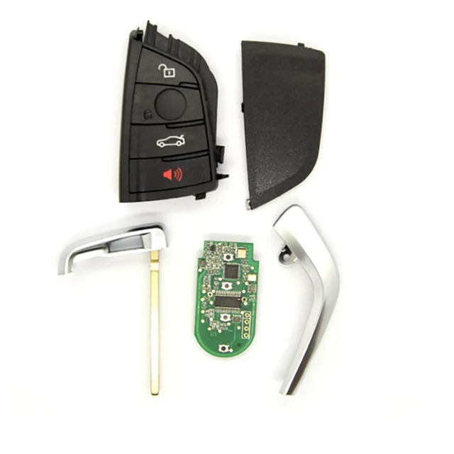 Silky Keyless Go กุญแจรถ Fob สําหรับ BMW 1 3 5 7 Series X1 X3 X5 X6 X7 F CAS4 CAS4 + 2011-2017 PCF7945 3/4 ปุ่ม 315/434/868MHZ 4