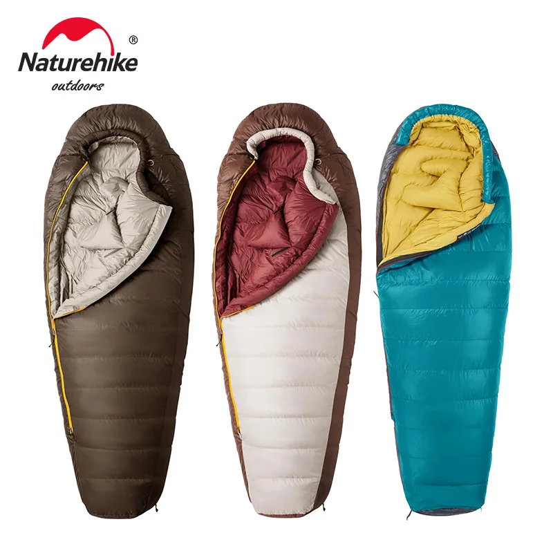 Naturehike Snowbird Duck Down Mummy Sleeping Bag 4 Seasons