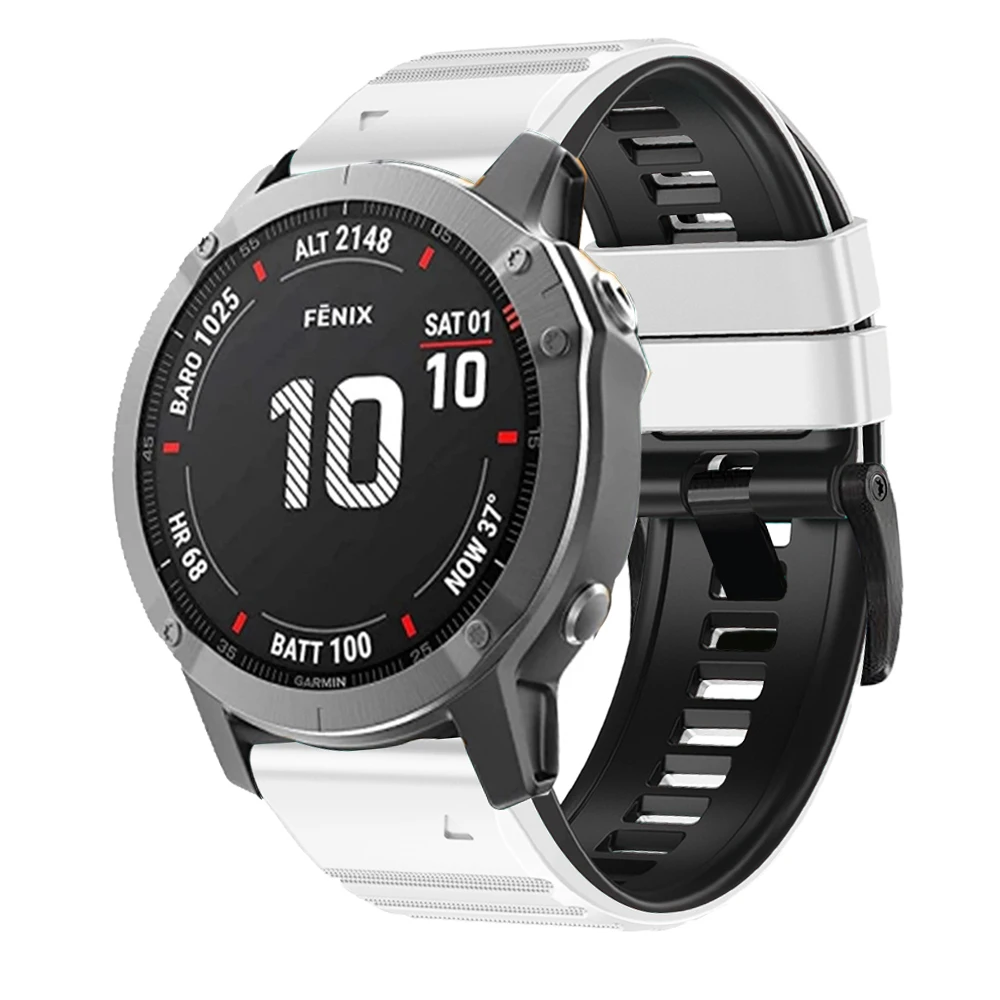 QuickFit Silicone Watchband Bracelet - Premium Strap for Garmin Fenix & Enduro Series
