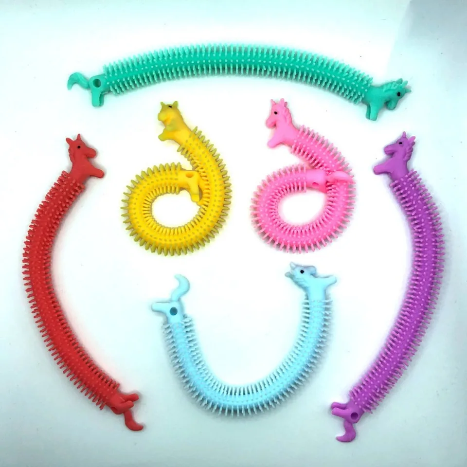 子供と大人のためのスクイーズフィジェットおもちゃ、ワーム