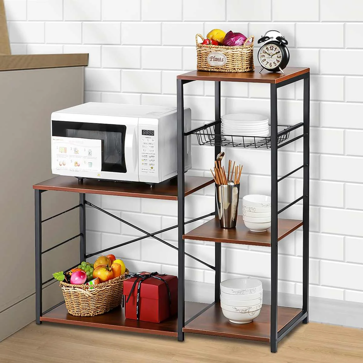 Etagère De Rangement Pour Micro-ondes Cuisine Baker Rack Utility