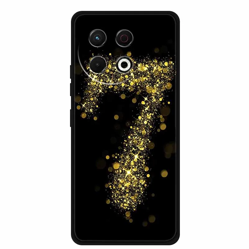 Black Silicone Soft Phone Case - Protective Back Cover
