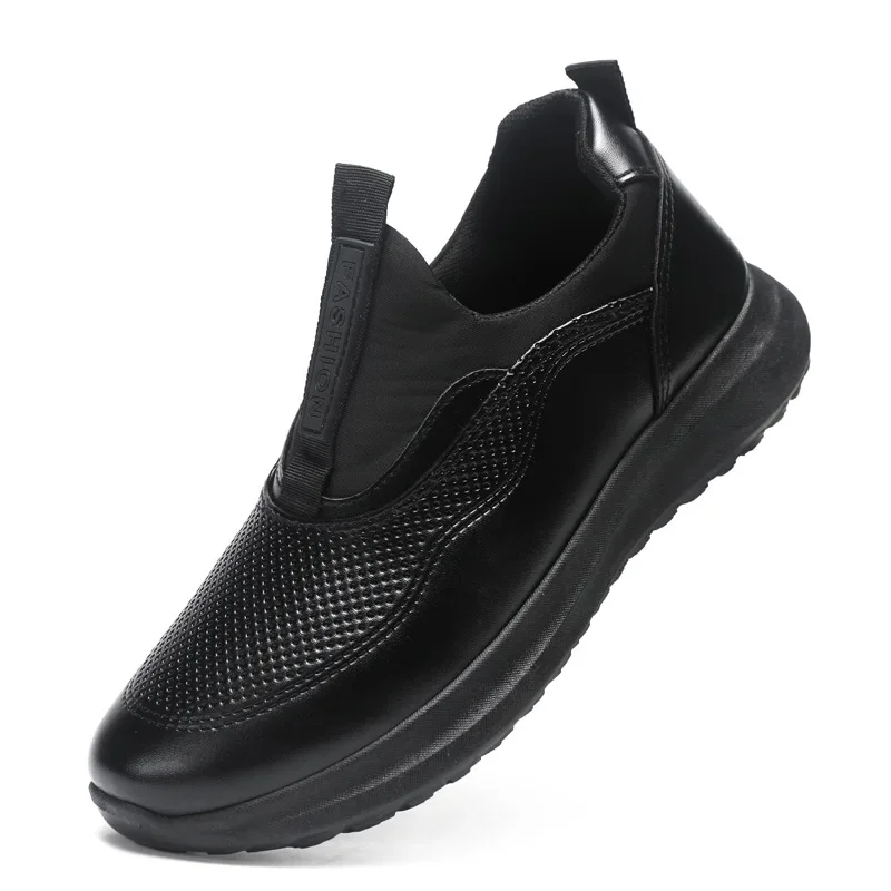 Luxury 2024 New Black Series Casual Shoes for Men's Low Top Comfortable Soft Running and Sports Shoes Zapatillas Deportivas 4
