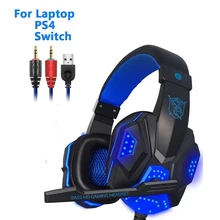 

Gaming Headset Head-mounted Luminous 3.5mm Lightweight Headphone for PS4 Xbox Smart Phone Laptop Switch Casque