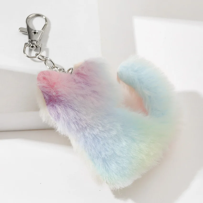 Plush Pompoms Keychain Rainbow Love Heart Butterfly Cat Star Fur Ball Bag Pendant Girl Backpack Charm Car Hanging Accessories 16 S58fe57b7e7f54f7f90e98691f491d259p Plush Pompoms Keychain Rainbow Love Heart Butterfly Cat Star Fur Ball Bag Pendant Girl Backpack Charm Car Hanging Accessories