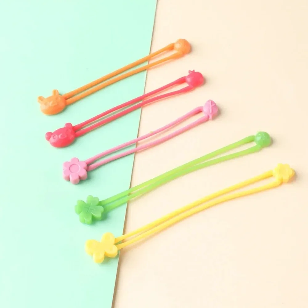 Silicone Rubber Straps 5Pcs Multi-Purpose Wrap Bands Bento Box Bag Tightening Rope Vegetable Ingredients Tying Rope Kitchen