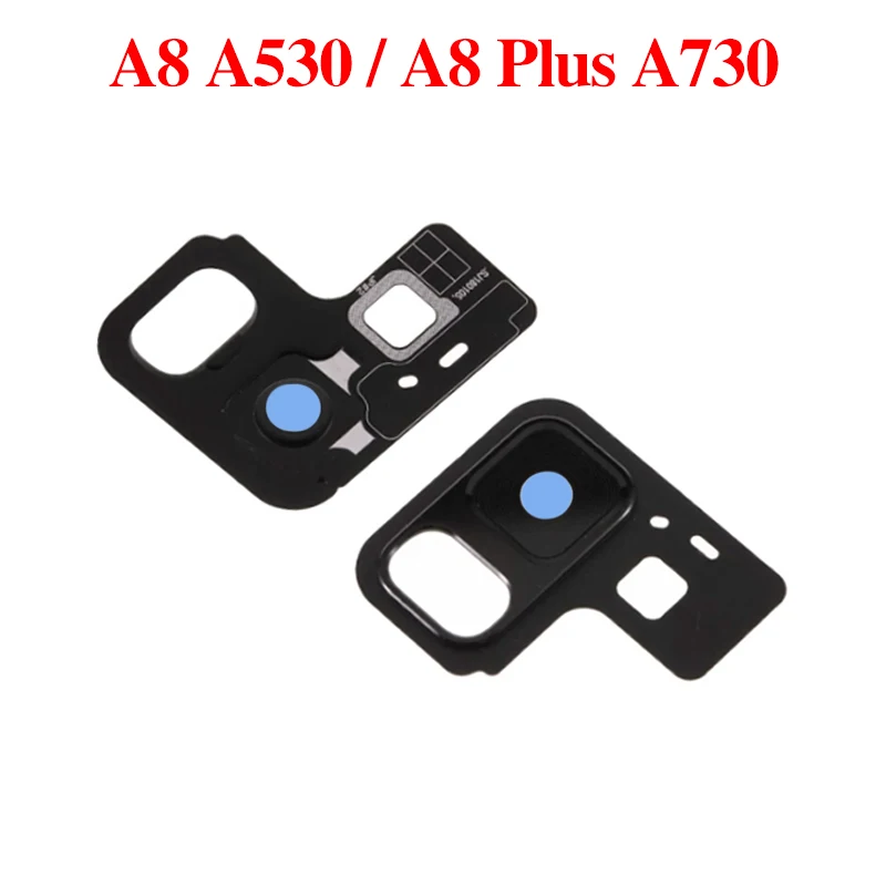 

New For Samsung Galaxy A8 Plus 2018 A530 A730 Back Rear Camera Glass Lens Cover Add Camera Frame Holder Replace Repair