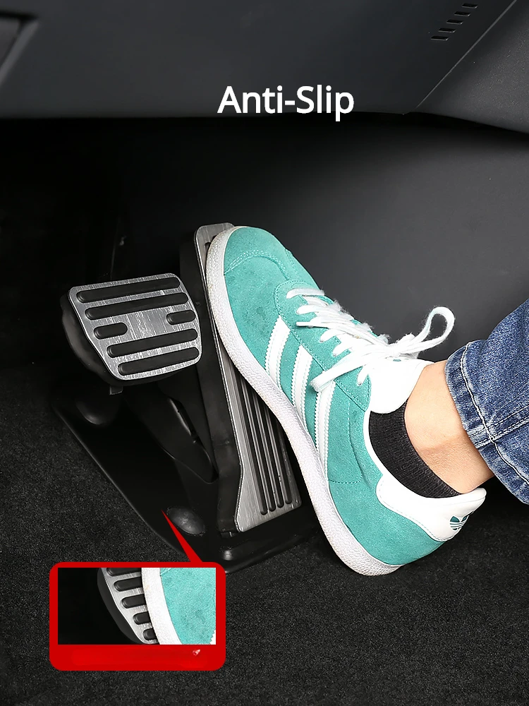 Car Foot Pedal Anti-Skid Alumium Alloy Fuel Brake Accelerate Pedal Cover Car Styling For Changan Deepal L07 S07