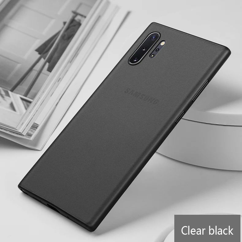 حافظة لهاتف سامسونج نوت 10 بلس رفيعة للغاية من الب...