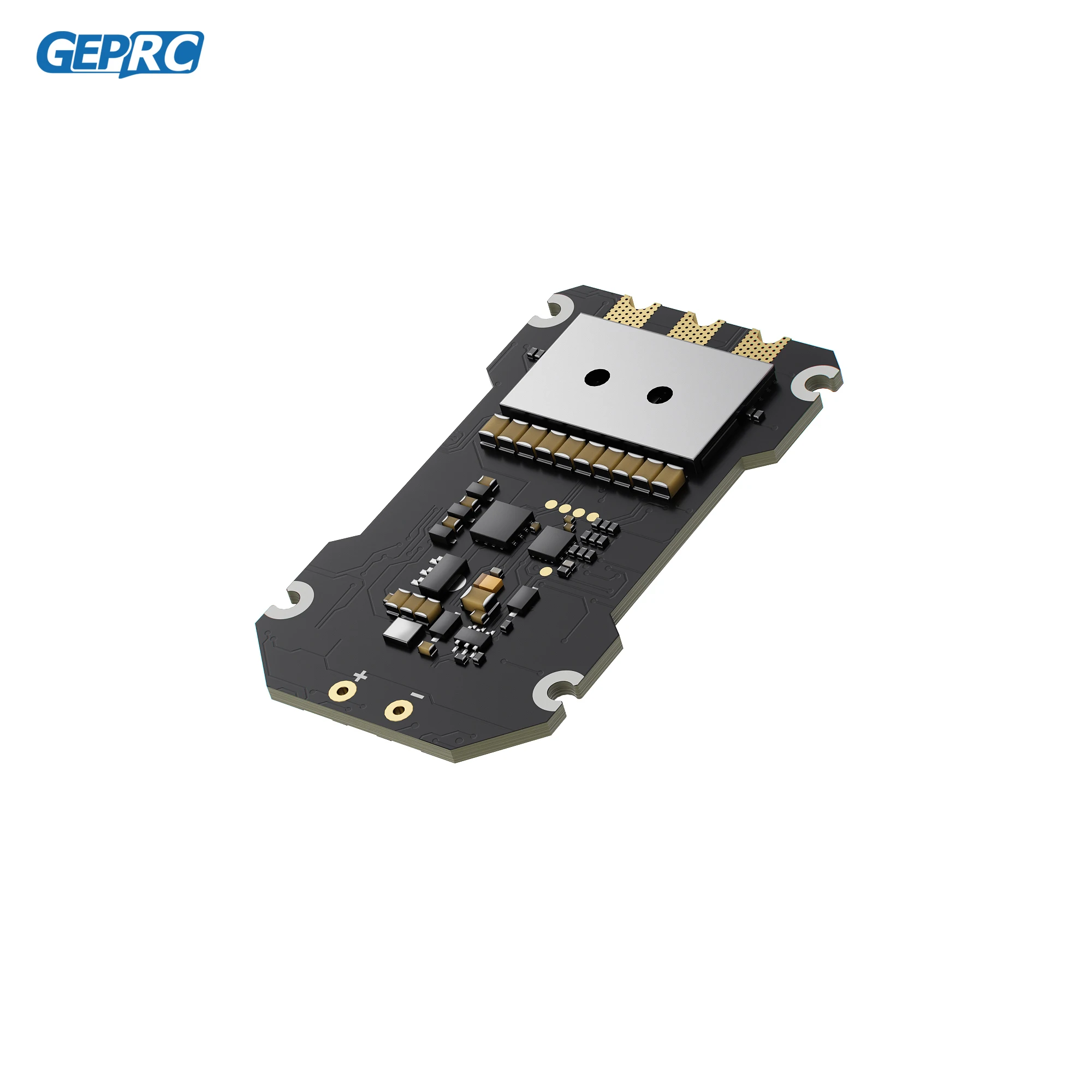 Angle de côté du Kit ESC et PDB Hexacopter pour Drone FPV - Performances et Fiabilité, montrant les dissipateurs thermiques.