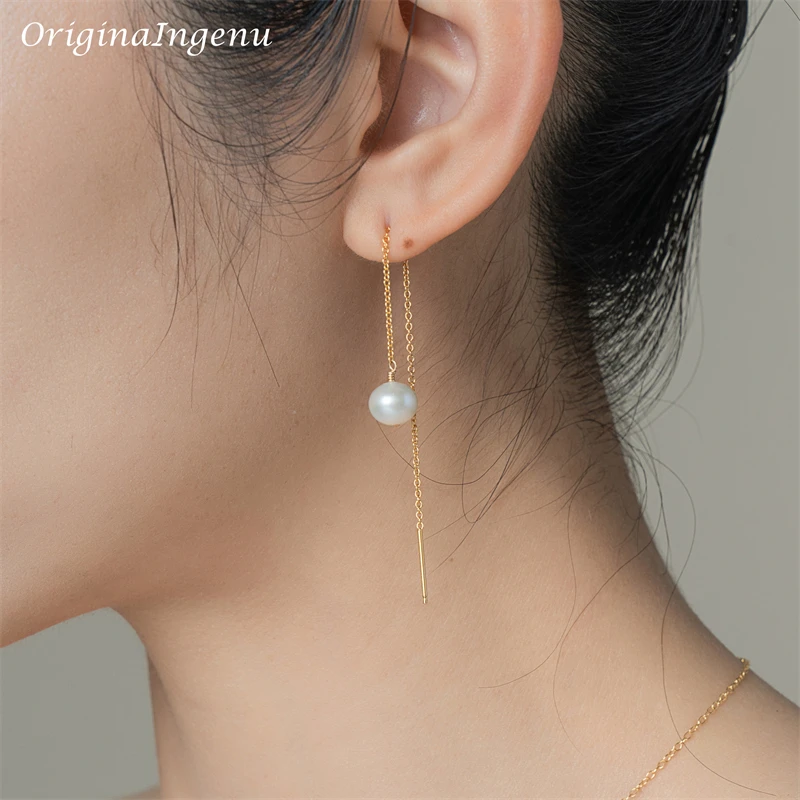 Opal Pearl Earrings In Rose Gold - R Narayan Jewellers | R Narayan Jewellers