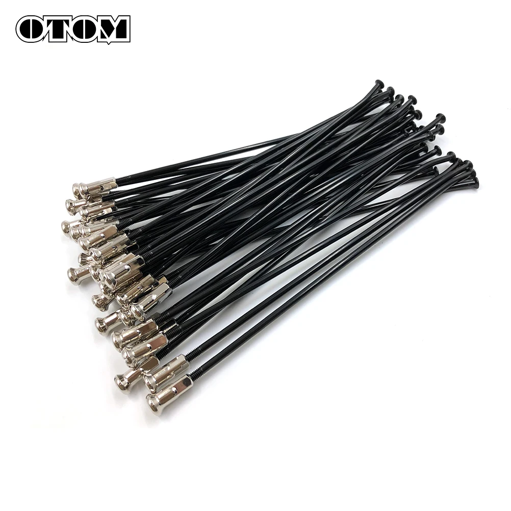 OTOM Motorcycle 21" Front 18" 19" Rear Spokes Black Electrophoresis Treatment Wheel Rim For KTM SXF125 EXCF530 XCFW TX FE FX FC dirt bike rim parts,motorcycle spokes