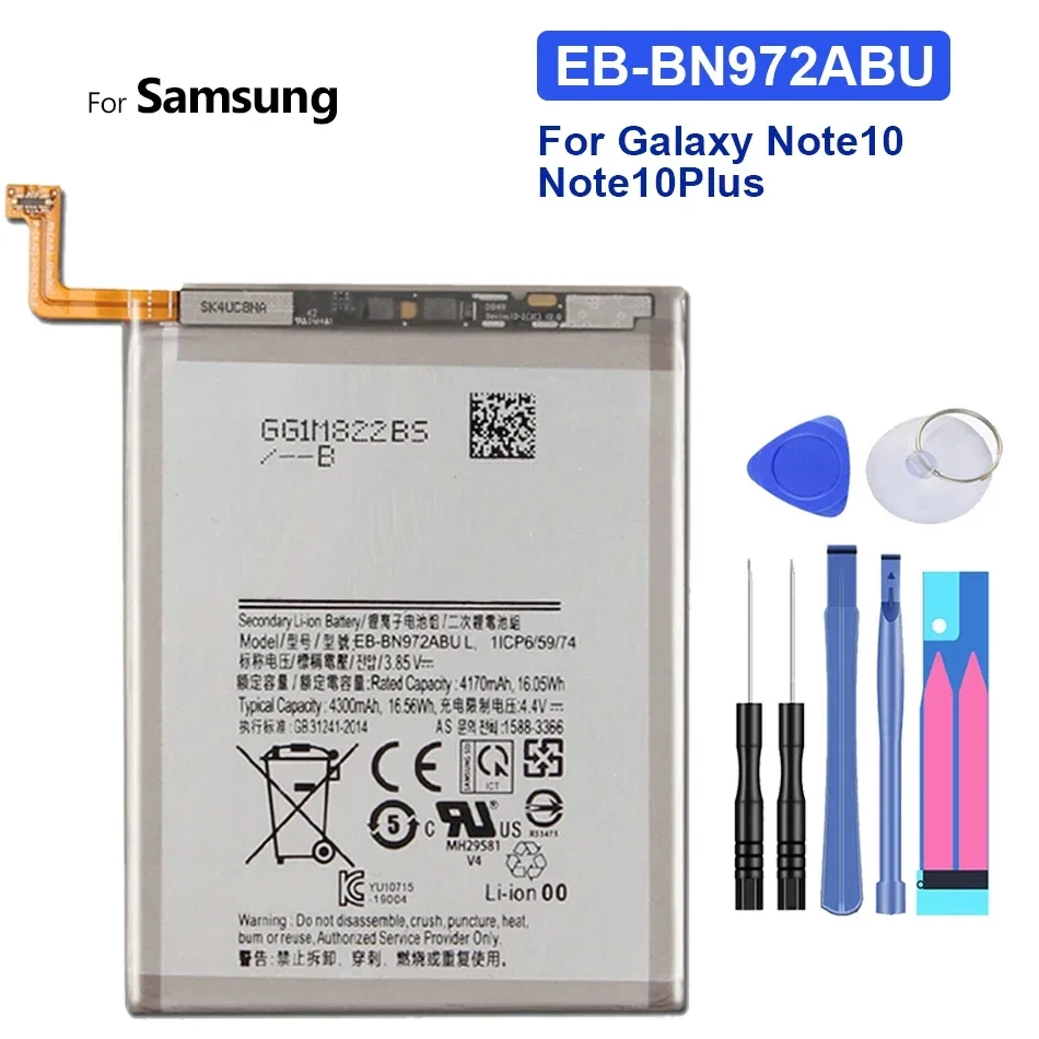 Replacement Battery Eb-Bn972Abu 4300Mah For Samsung Galaxy Note 10+ Note10+ /Note10Plus / Note 10 Plus / Note10 Plus 10Plus