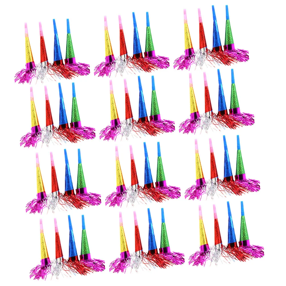 

Fringed Noise Maker Party Horns Party Blowers Festival Party Favor Laser Paper Speakers Birthday Party Props Whistles
