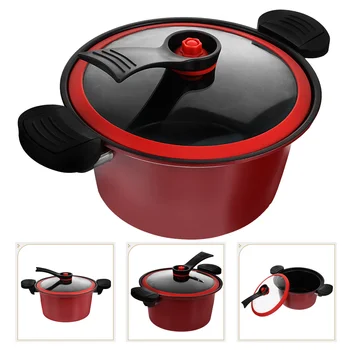 1Pc Multi Function Cooker Micro Pressure Cooker Nonstick Pot Household Saucepan Portable Kitchenware Steamer Slow Cooker 1