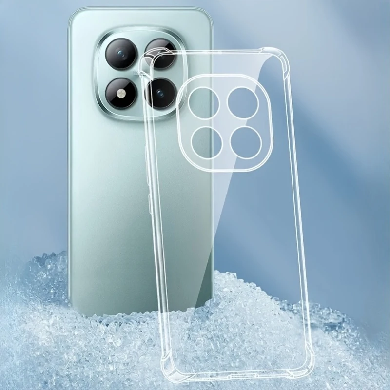 Transparent Soft Silicone Back Cover - Clear Phone Case
