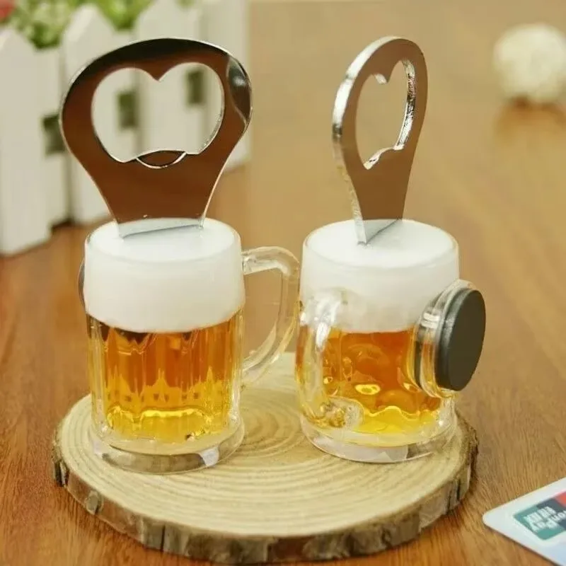 Openers Wine Accessories Beer Bottle Opener Creative Practical Stainless Steel Magnets Home Portable Small Tools