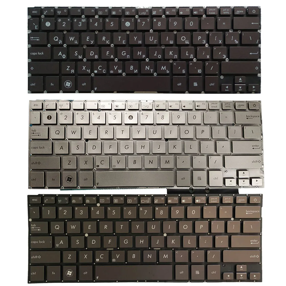 

New US/Russian RU Keyboard For ASUS ZenBook 13 UX31 UX32 UX31E UX31A UX32E UX32E NO Frame