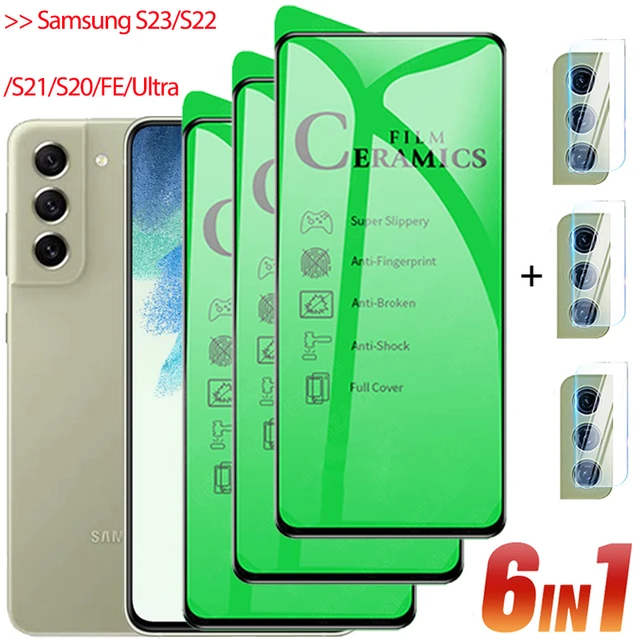 9HD Ceramic Film Samsung S23 Ultra Screen Protector Galaxy S22 Ultra  Sansung S21 s23 Smartphone Curved Soft Protective Film Samsung Galaxy S23  Plus