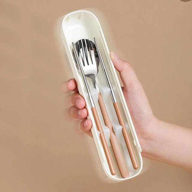 Portable Reusable Flatware Sets, Stainless Steel Knife/Fork/Spoon