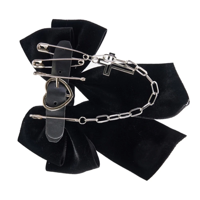 

95AB металлическая заколка с бантом для волос, заколка для волос в японском стиле JK для женщин и девочек, легкая заколка для с