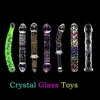 Pyrex Glass Dildo Fake Penis Crystal Anal Beads Butt Plug Prostate Massager G Spot Female Masturbation Toys 1