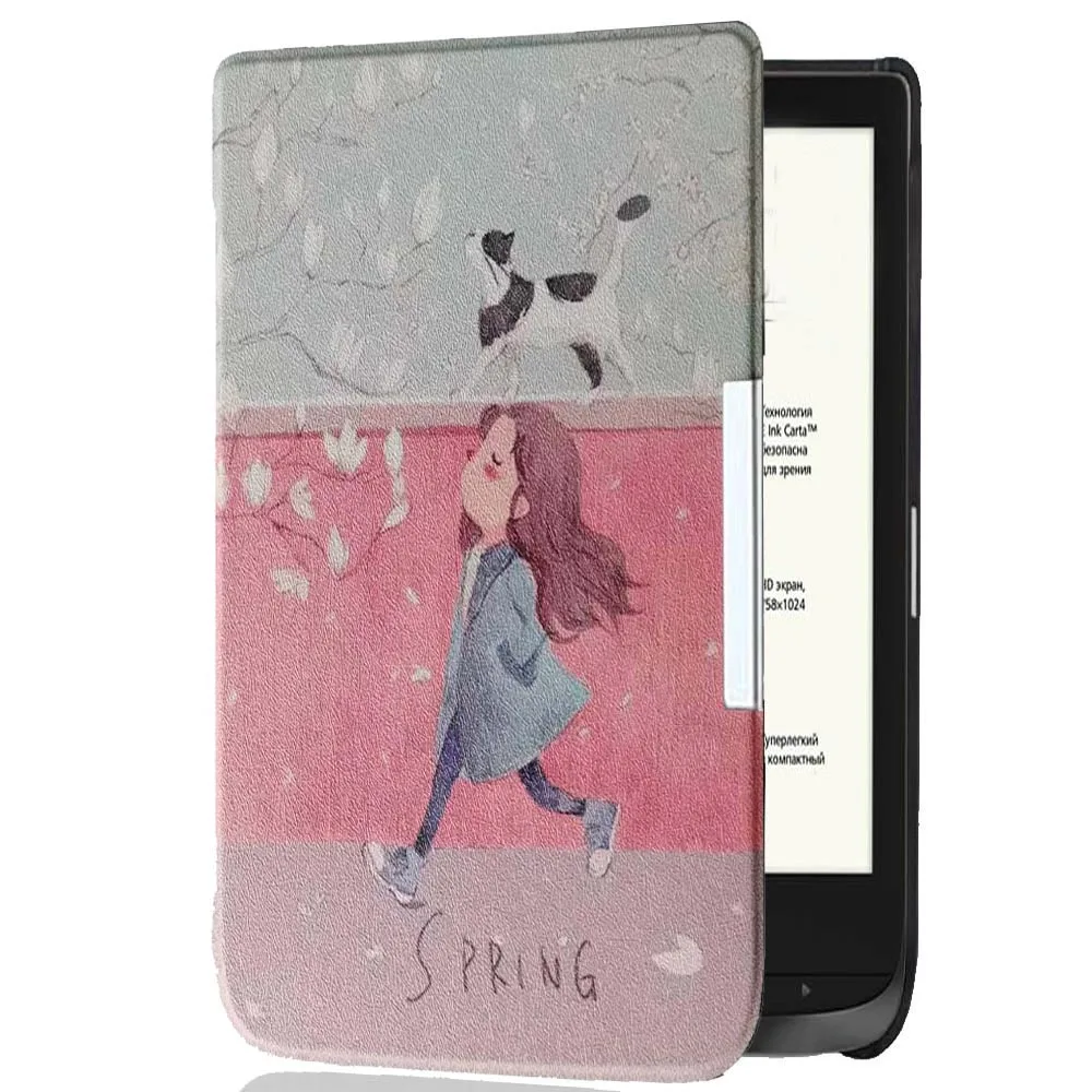 Estojo do Leitor de Bolso Color Plus Aqua Basic Touch Lux hd Limited Edition Cover Nova Venda para Escolher 616 606 617 627 628 632 633 - Imagem 4