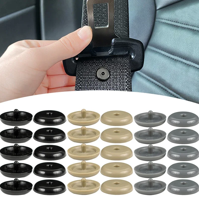 10-Piece Seat Belt Stopper Clip Set – Spacing Limit Buckle Retainer For All Cars