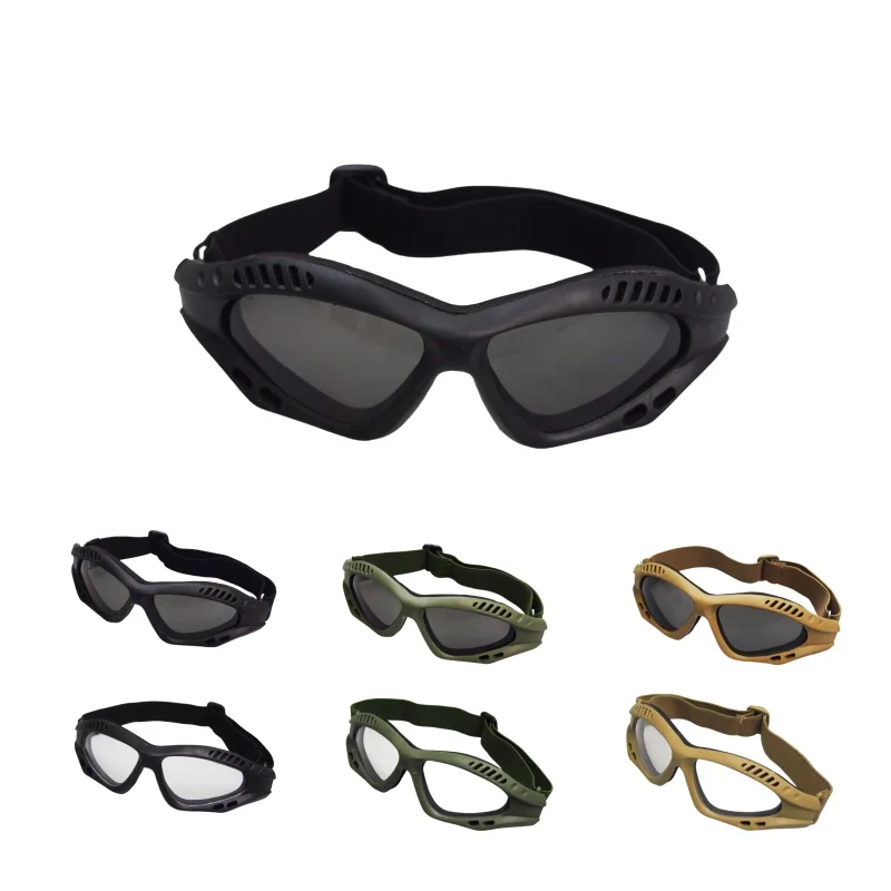 Outdoor Eye Protective Comfortable Airsoft Safety Tactical Goggles Anti Fog Metal Mesh/PC Len For Paintball Hunting Glasses safety goggles tactical goggles shooting glasses polarized goggles