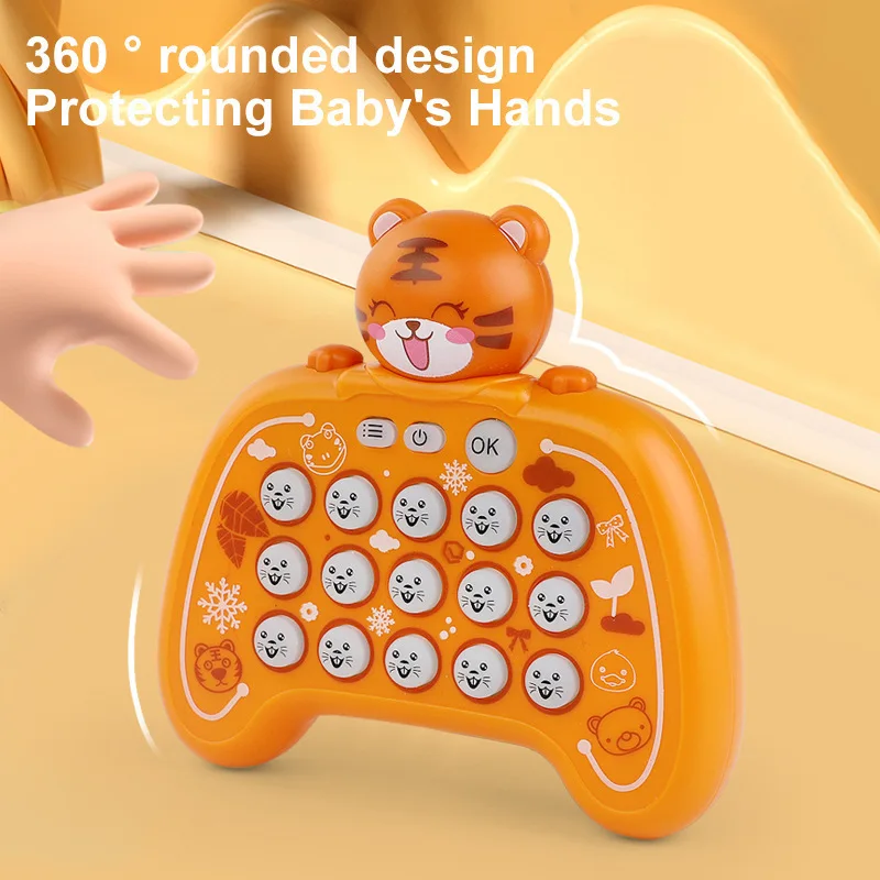 Funny Fidget Toys Handheld Electronic Game Console Whack-a-mole Toy Rat Eradication Pioneer Small Boy Girl Gift Educational Toys 4