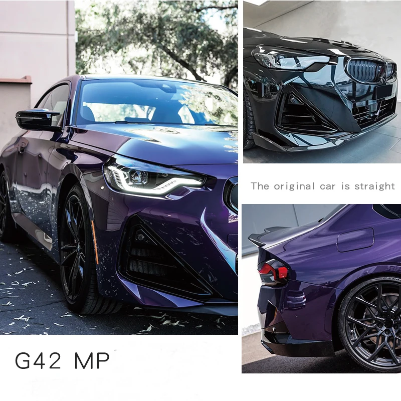 

G42 2 Series M4 Style Dry Carbon Fiber Rear Trunk Lip Spoiler Car Wing For BMW G42 2022UP