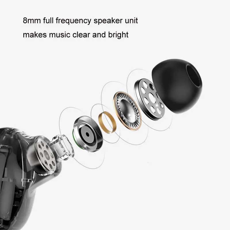Mini Bluetooth Earphone 10 Hrs Music Time Wireless For TV PC iPhone Samsung Android Phone