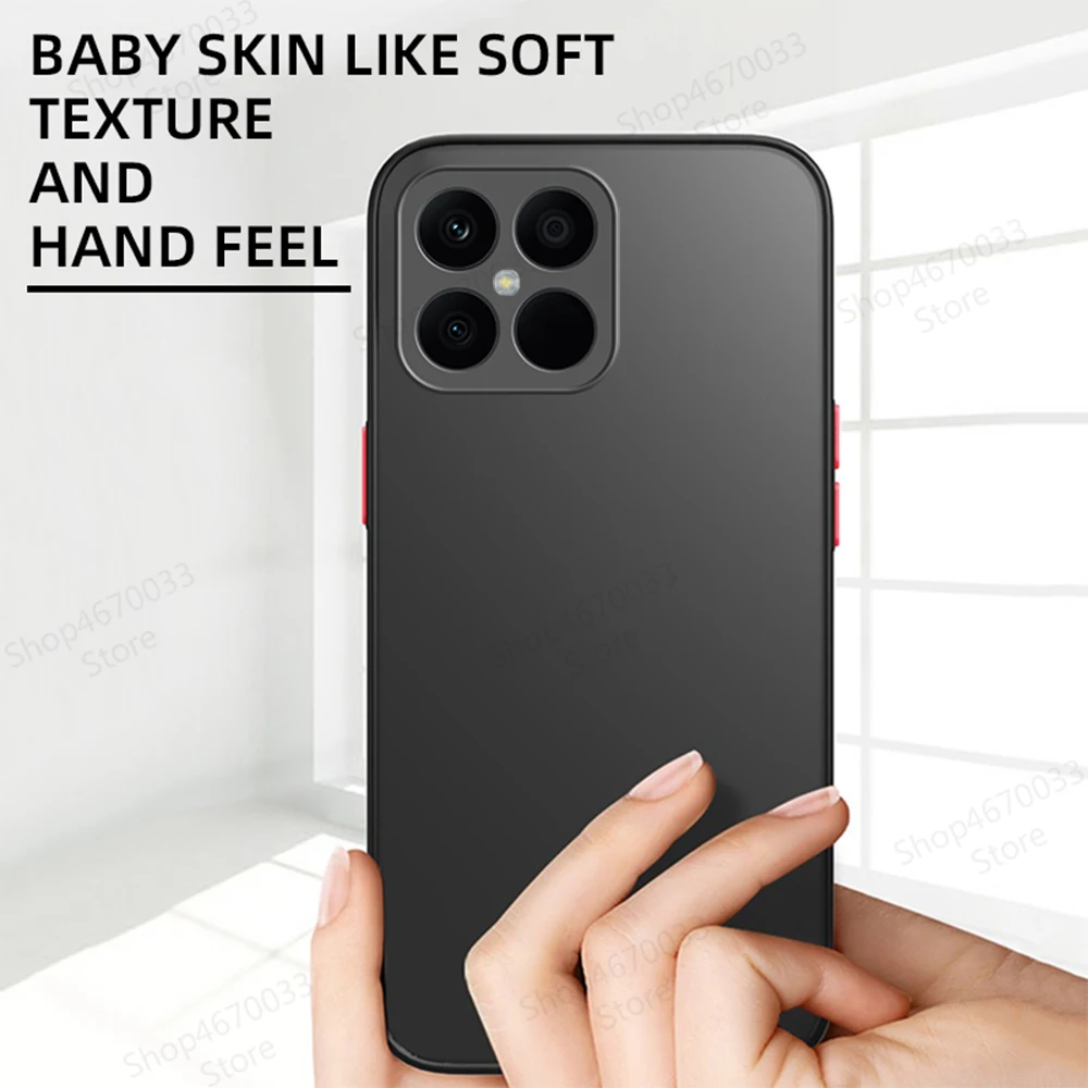 Shockproof Matte Armor Case with Lens Cover