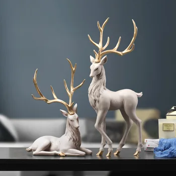 35cm High End Deer Statue 1