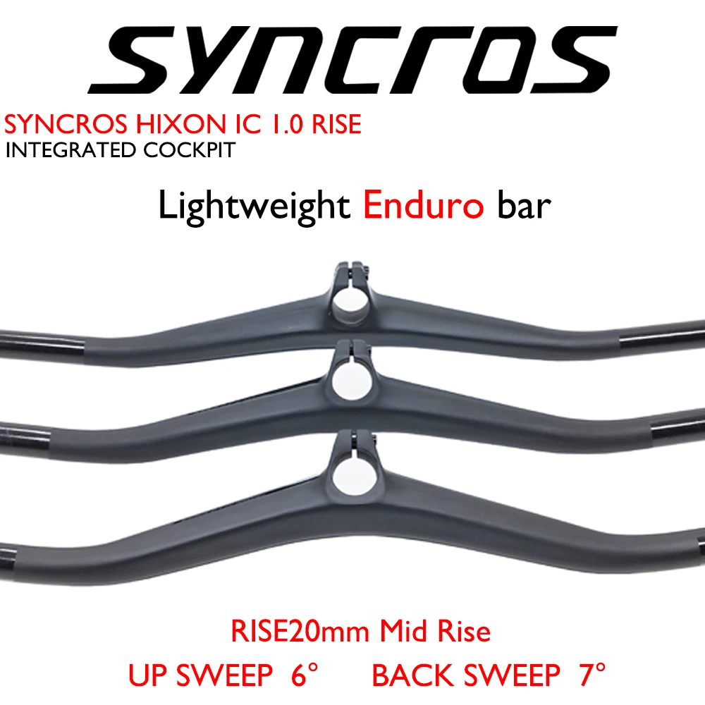 Syncros Hixon Ic One Piece Handlebar And Stem Mtb Syncros Hixon SL