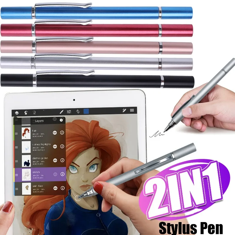 

Stylus Pens for Touch Screens High Precision Capacitive Stylus for IPad IPhone Android Smartphone Tablets Writing Ballpoint Pen