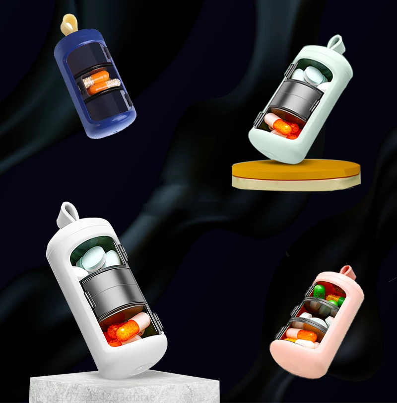 

Fashion Portable Nordic Style Pill Box Tablet Pillbox Dispenser Medicine Boxes 3 Grids Dispensing Storage Kit Organizer Tools