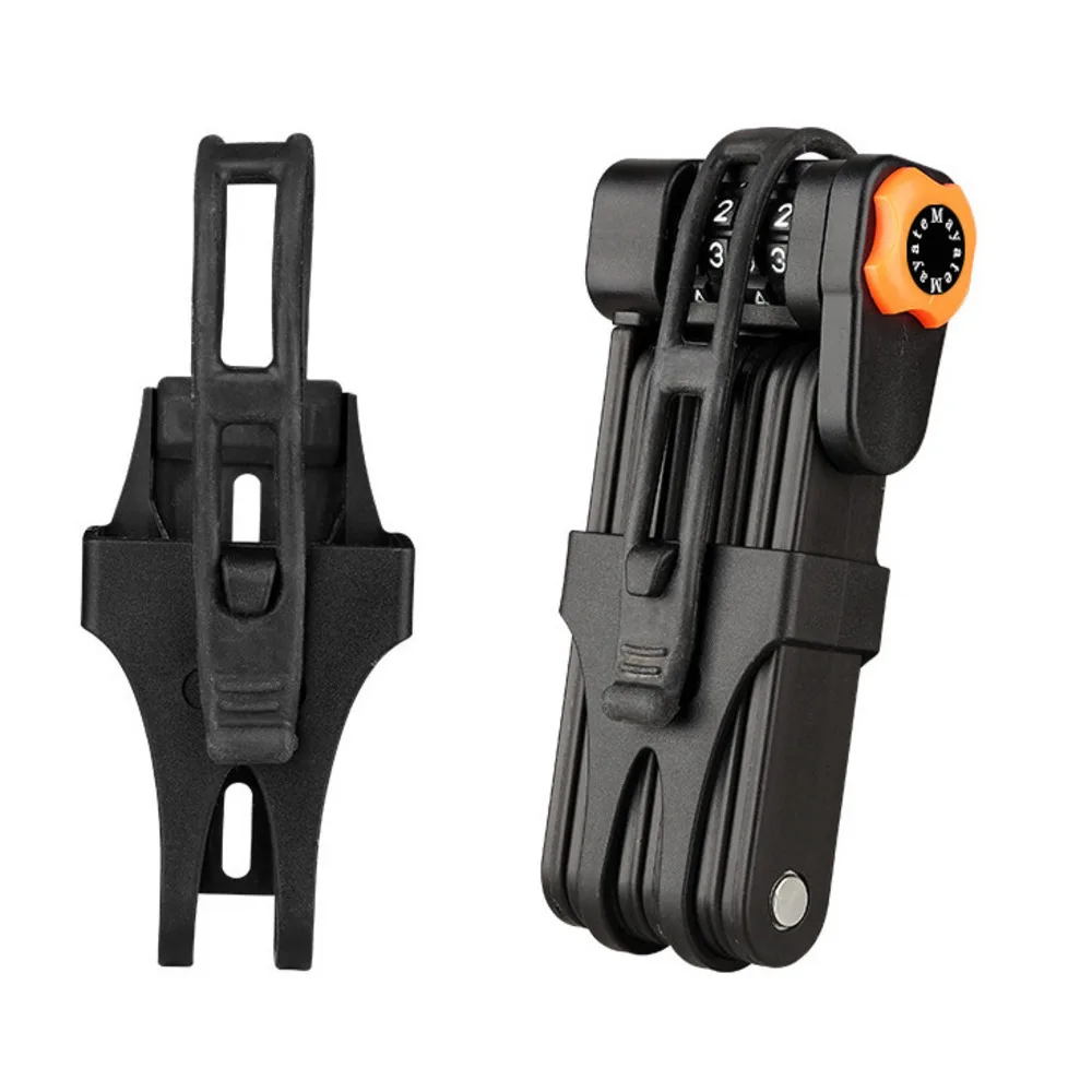 Fiets wachtwoord anti-diefstal mountainbike elektrische fiets draagbare gezamenlijke vouwslot_voghion.com